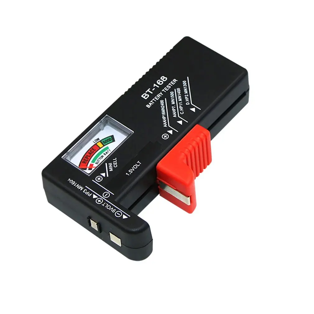 

Digital Battery Tester Detector Capacity Diagnostic Tool Volt Checker For Cd 9V 1.5V Button Cell Battery Bt-168D