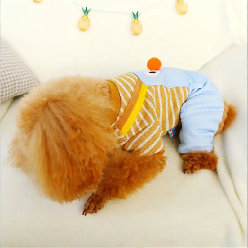 Теплые осенние костюмы для собак Домашние животные кошки собаки одежда Чихуахуа