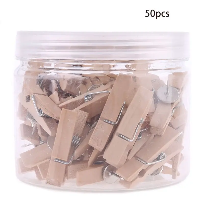 

50 Pcs Push Pins Clips Tacks Clips Thumb Clips Wall Clips with Pins for Cork Boards Cubicle Walls Using Art Projects Photos