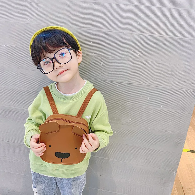 Cute Toddler Baby Messenger Bag Children Kids Girls Princess Shoulder Bag Handbag PU Bag Children Backpack Shoulder Bag