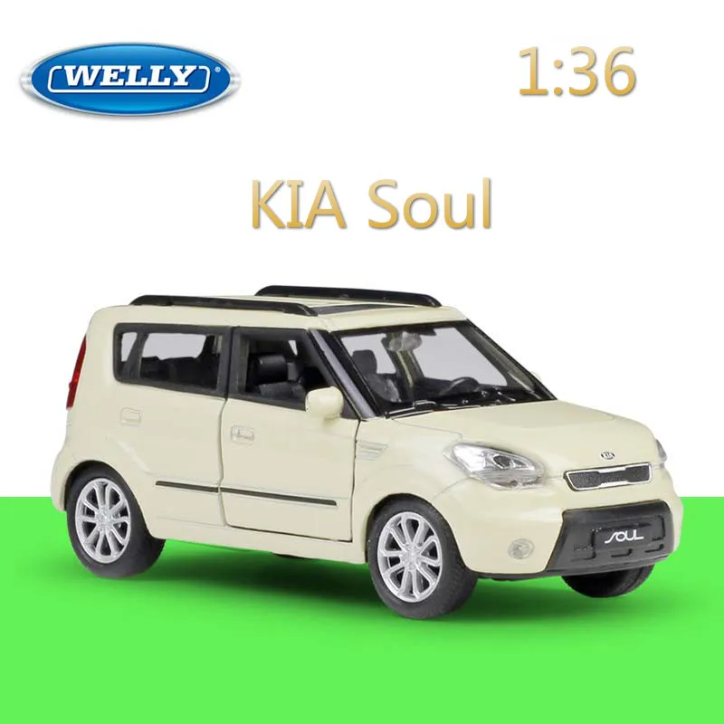 WELLY литье под давлением 1:36 KIA Soul классическая модель автомобиля с высокой