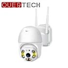 OUERTECH внешняя скоростная Купольная Wi-Fi камера H.265 PTZ, беспроводная камера видеонаблюдения с облачным SD слотом, домашняя ip-камера видеонаблюдения ONVIF