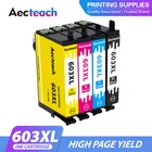 Aecteach Новый 603xl T603 E603 совместимый для Epson картридж XP2100 XP2105 XP3100 XP3105 XP4100 XP4105 WF-2810DWF 2830D
