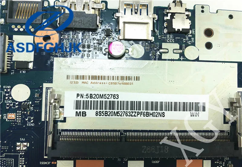 Laptop Motherboard for Lenovo IDEAPAD 310-15iap motherboard CG414 CG515 NM-A851 FRU: 5B20m52763 100% test OK | Компьютеры и офис