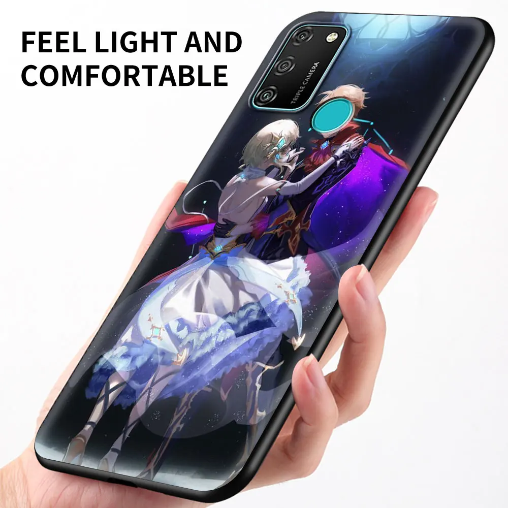 

Phone Case for Honor 10i 8X 9X 9A 9C 9S 20S 20 Pro 10 Lite 8A 8S 2020 Prime Soft Silicone Coque Capa Genshin Impact Anime