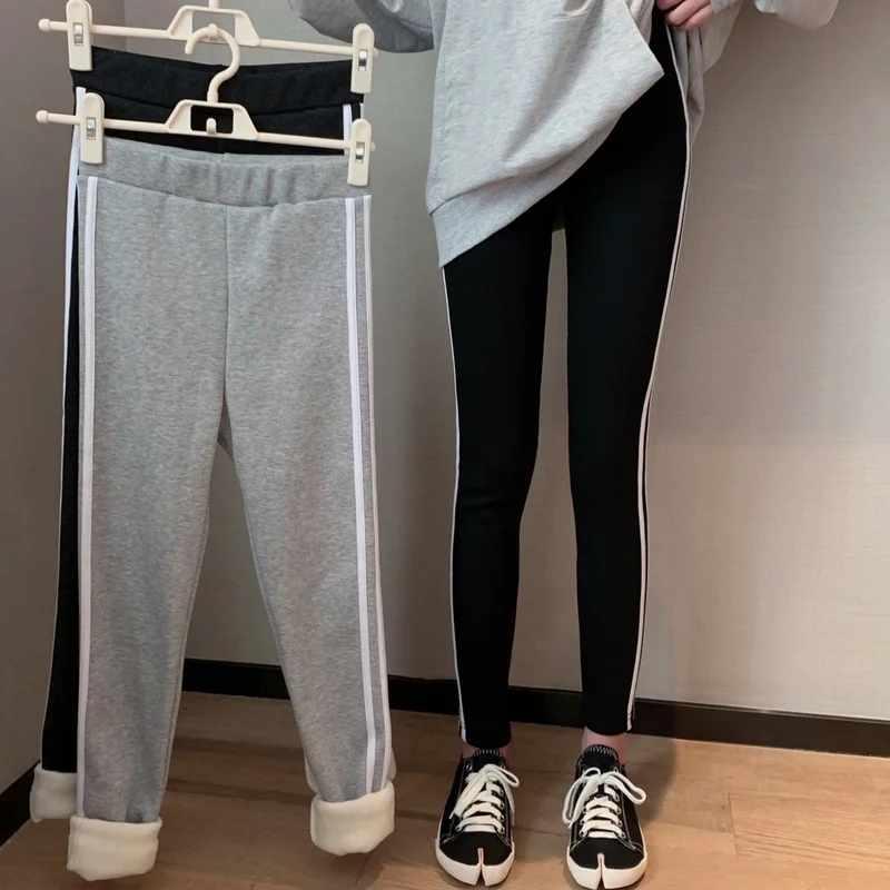 

autumn winter new Plus velvet Thick Warm cotton pants