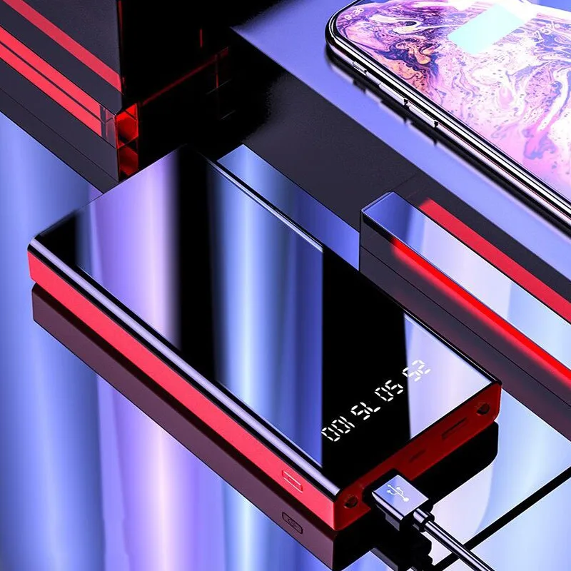 45000 мАч Power Bank с высокой пропускной способностью Портативный USB портативное