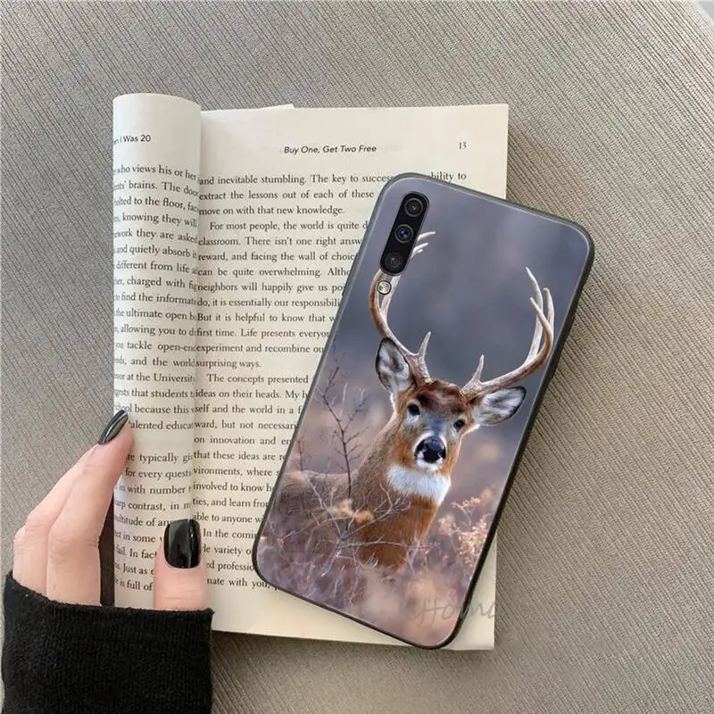 

American deer Phone Case For Samsung galaxy S note 7 8 9 10 20 fe edge A 6 10 20 30 50 51 70 lite plus Soft Silicone Funda