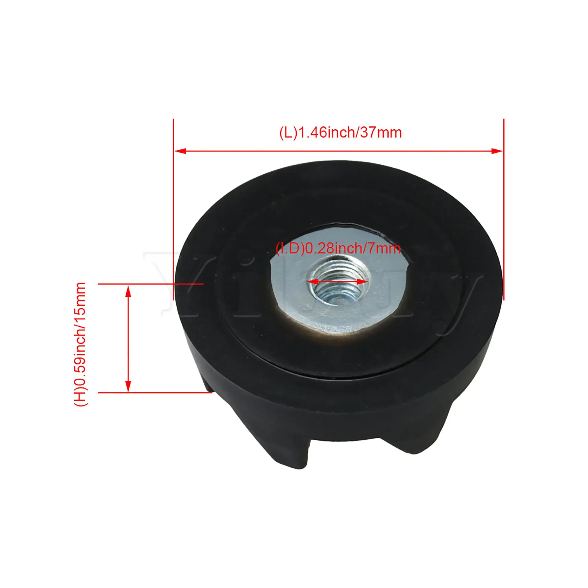 

2 x Plastic Blender Drive Coupling 9704230 Replace WP9704230VP WP9704230