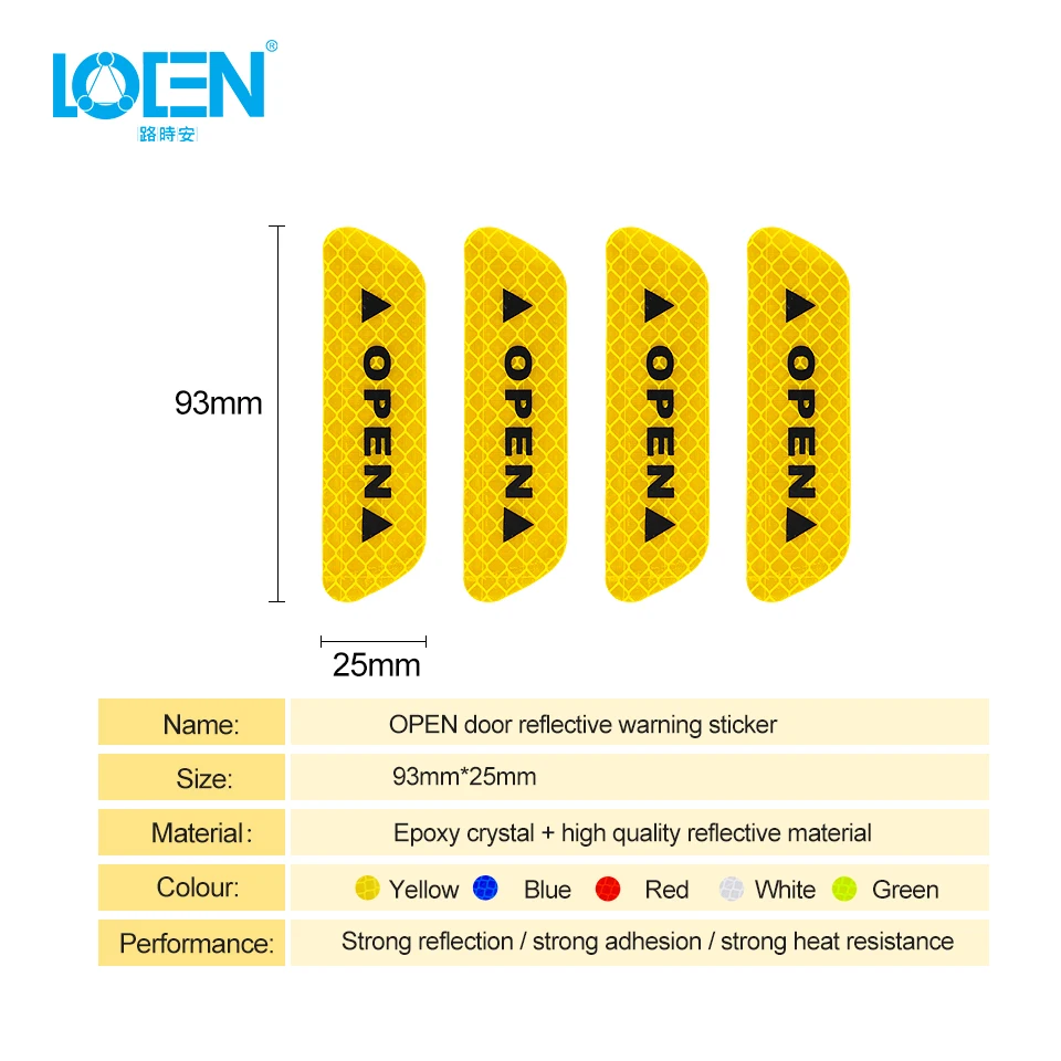 Новинка автомобильный Безопасность Предупреждение Светоотражающие Стикеры для