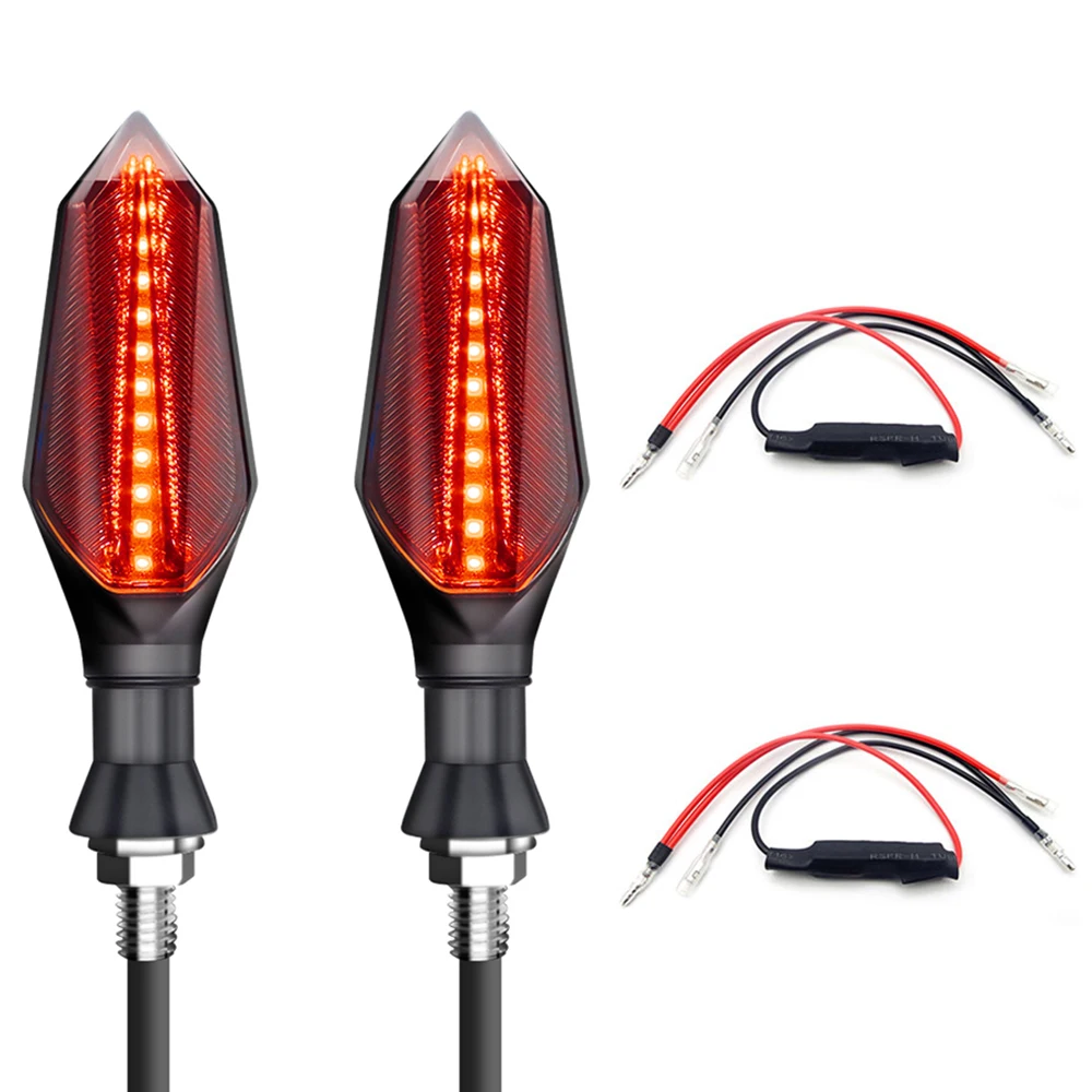 Сигналы поворота для мотоциклов yamaha yzf 250 dt 125 mt 10 road star 07 tenere 700 Clignotant Moto LED Intermitentes Frecce|Накладки и декоративные