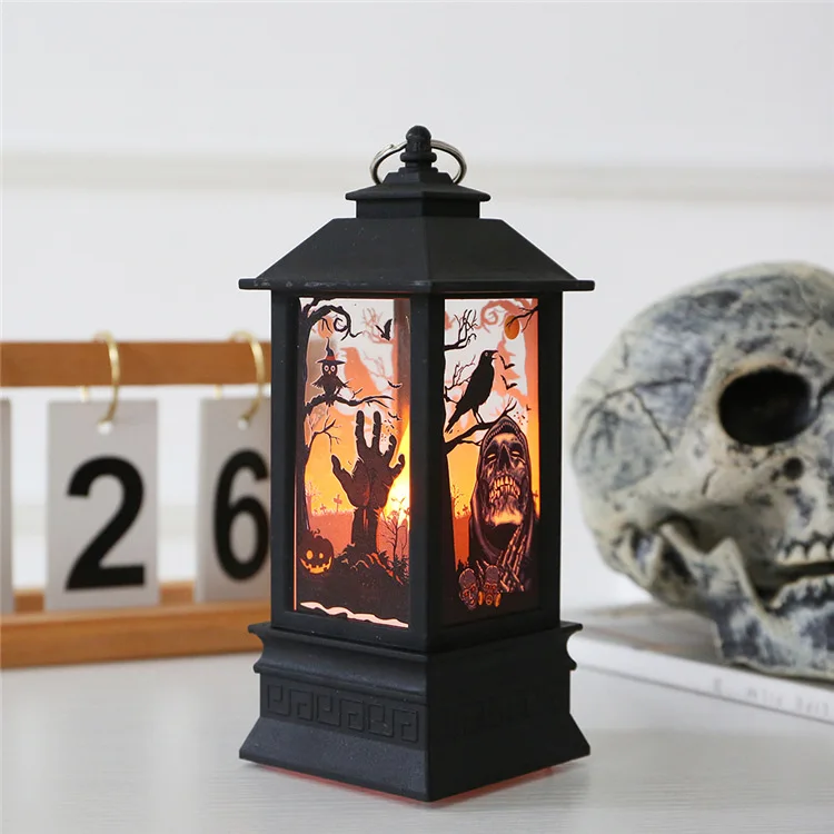Halloween LED Simulation Light Small Oil For Party Bar Desktop Vintage Style Decoration | Дом и сад