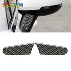 Автомобильная наклейка для Porsche Cayenne Macan 2014-2021, декоративная крышка для зеркала заднего вида, отделка, автомобильные Внешние аксессуары из углеродного волокна