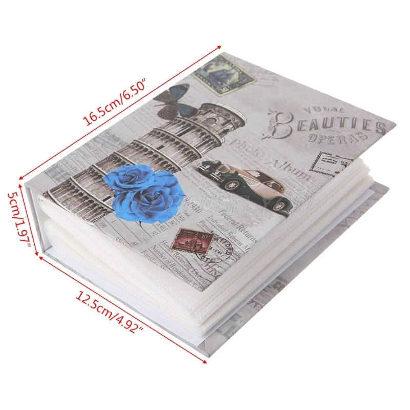 

Hot sale 100 Pictures Pockets Photo Album Interstitial Photos Book Case Kid Album Storage Family Wedding Memory Gift