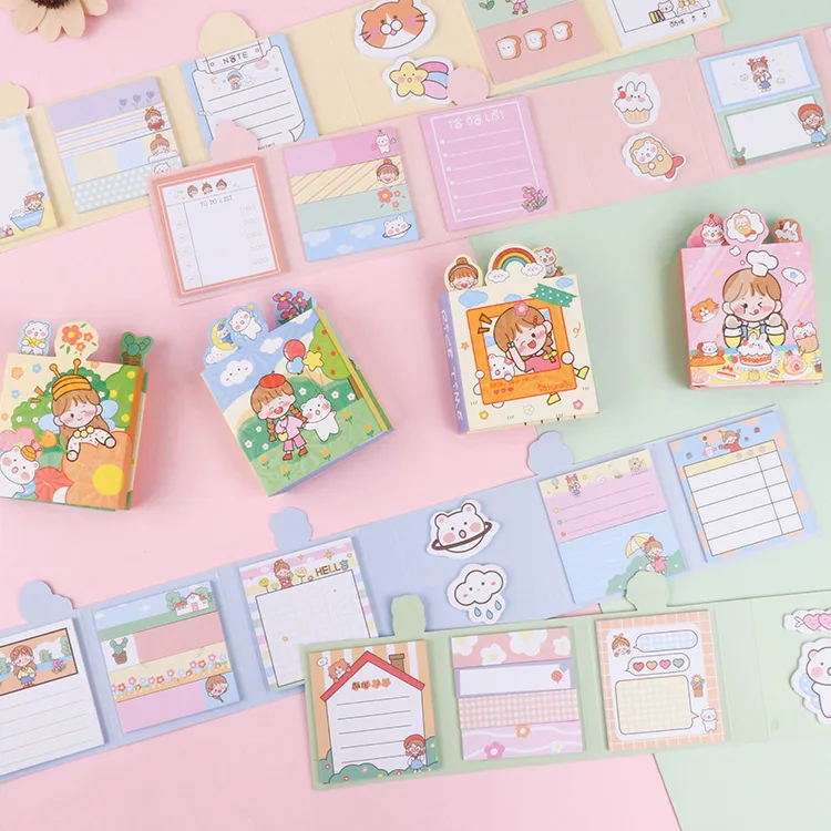 Kawaii для маленьких девочек в повседневном стиле бумаги заметок на клейкой основе