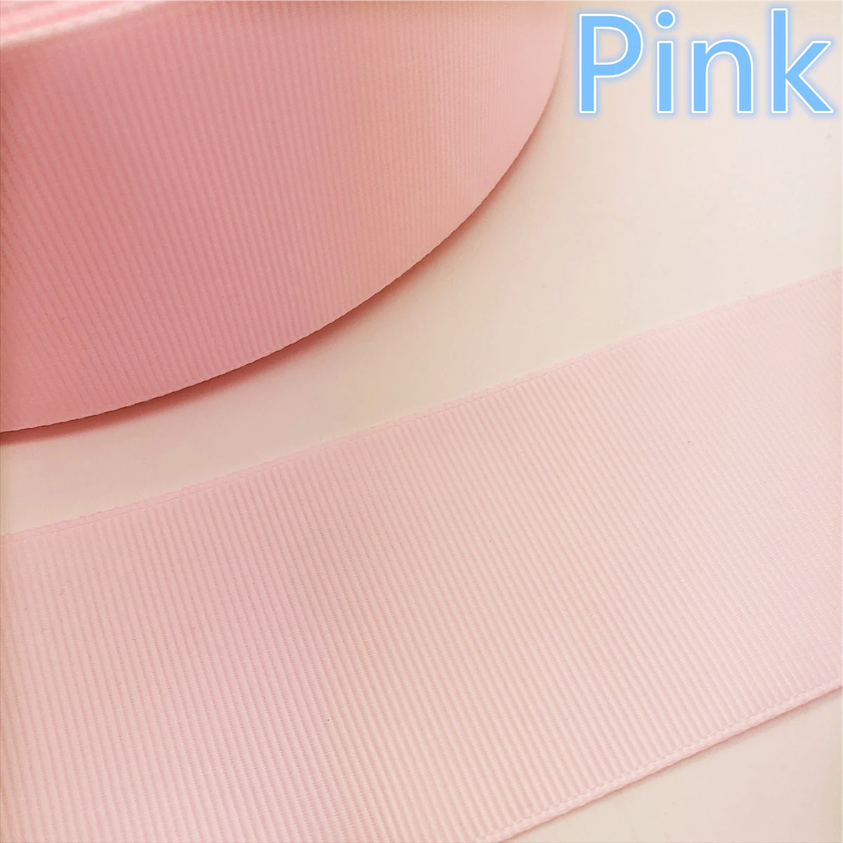 Pink Новинка; 10/15/20/25/40/50 мм Ширина Grosgrain поликлиновый приводной ремень многоцелевые Свадебная вечеринка - Цвет: Pink