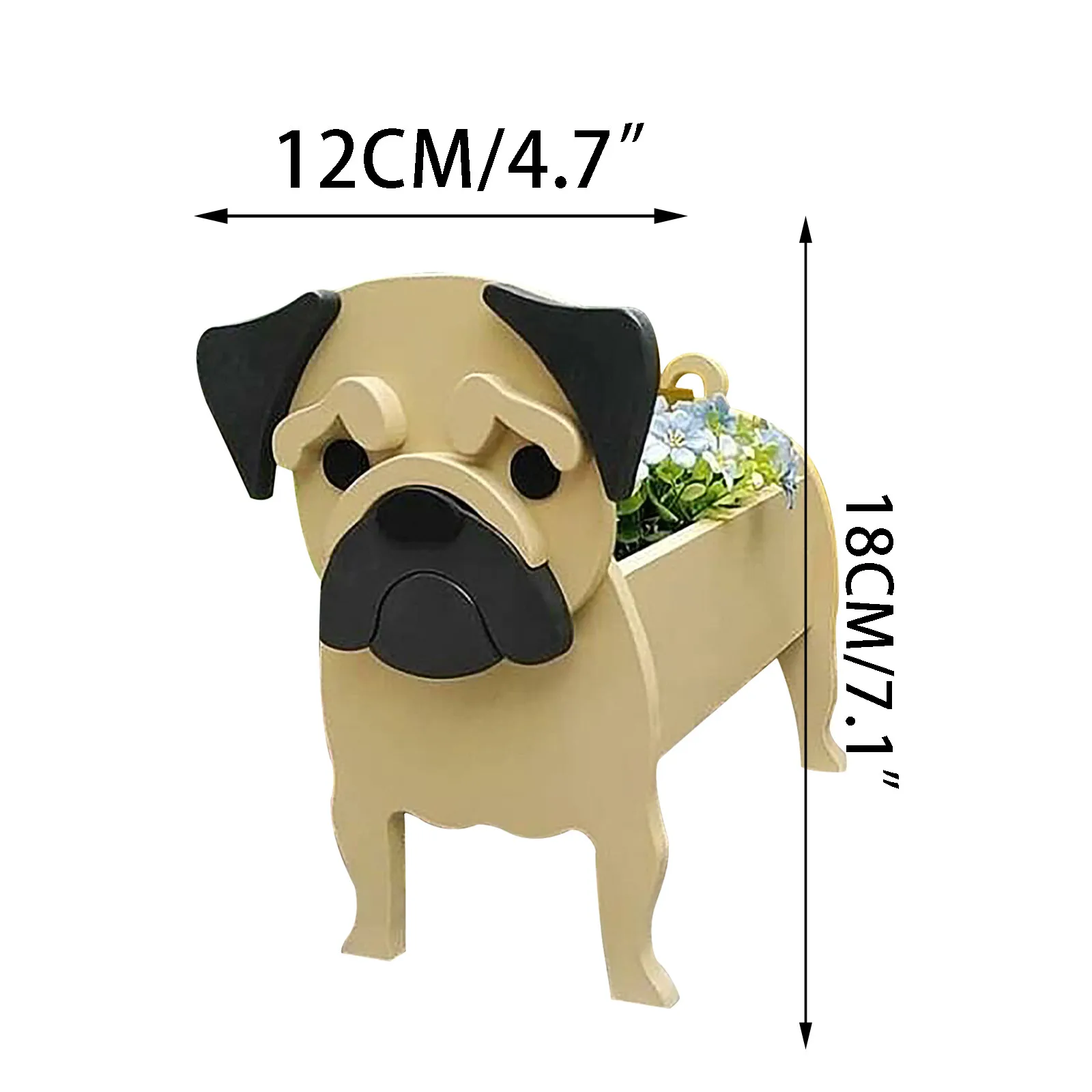 

2021 home decor Cute Dog Shape Garden Flower Pot Plant Planting Pot Garden Decoration