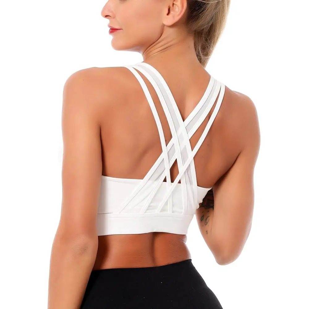 Новый продукт противоударный Йога бюстгальтер чашечки расположены рядом для