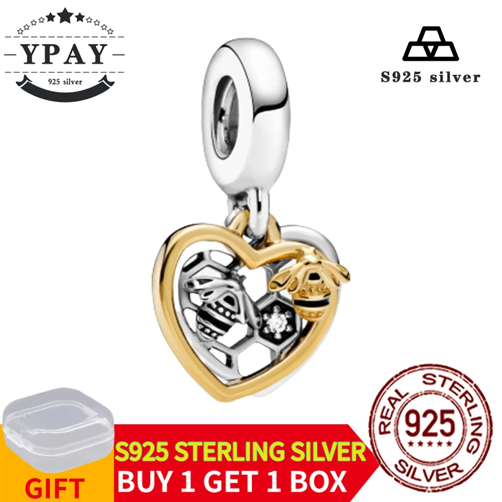 Синий океан волны в виде черепахи дельфина очаровательные серебряные бусины 925