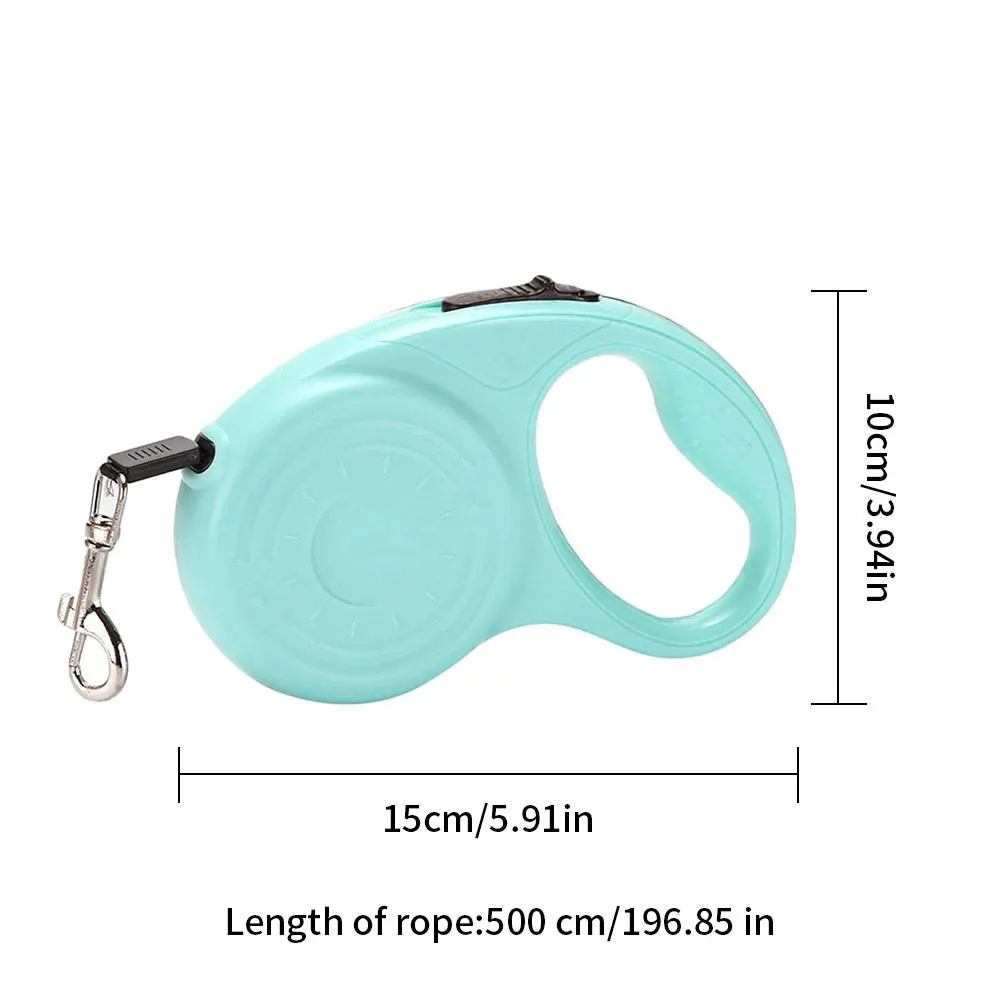 

Automatic Dog Lead Retractable Pet Leash 5m Extendable Traction Adjustable Cushioning Elastic Reflective Safety Rope For Cat