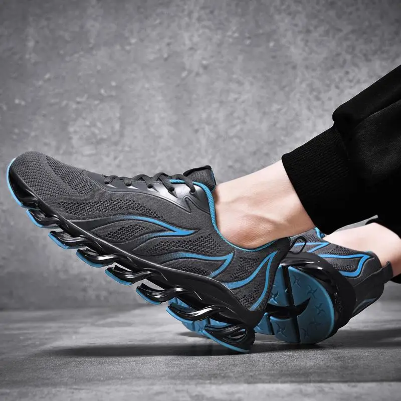 

2021 New Running Mens Shoes Men Blade Running Shoes Sneakers Air Breathable Permeability Outdoor Male Sneaker Running Mens Shoes