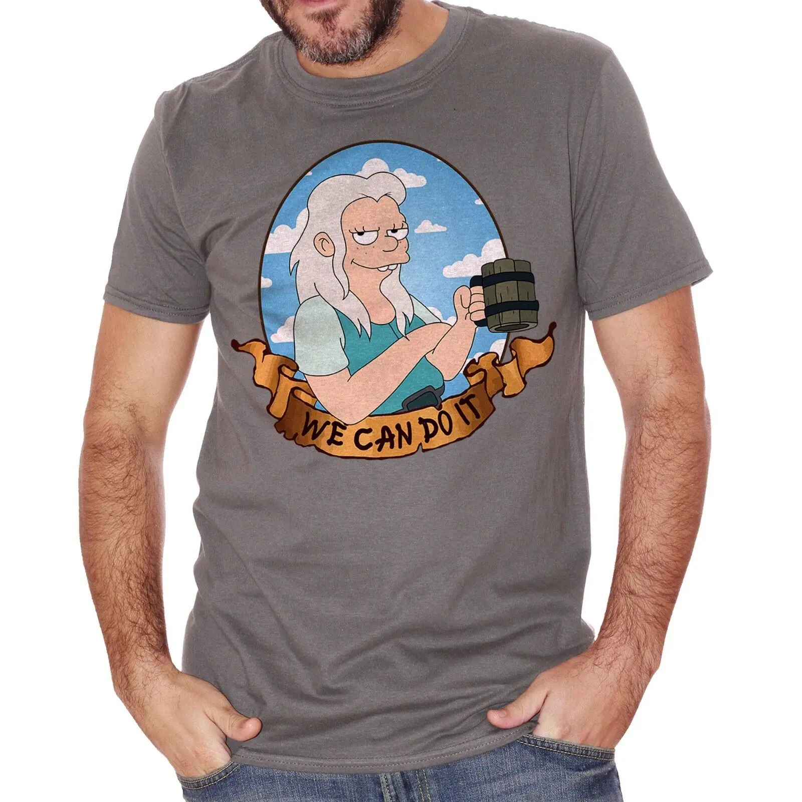 Футболка CUC disenchantment Princess Bean disenchantment Netflix tv Little-show original title