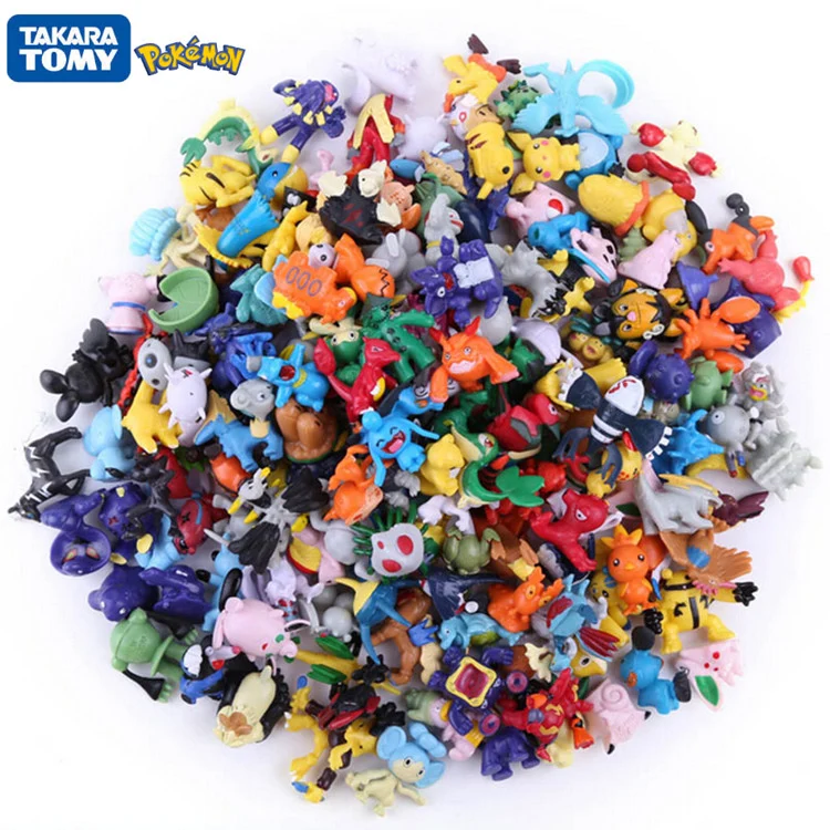 

Экшн-фигурка покемона 2-4 см, игрушки-модели кукол, Takara Tomy Pikachu Покемон, аниме, детская коллекция, подарки на день рождения, 24 шт./компл.