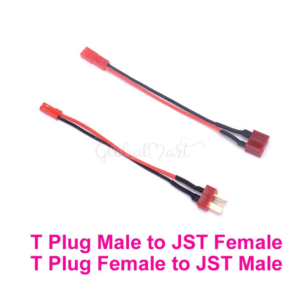 T Plug Male Female XT30 XT60 T штекер мужской/женский для JST разъем зарядный кабель-адаптер конвертер 22AWG для RC Хобби батарея FPV RC модели - Цвет: T Plug Male Female