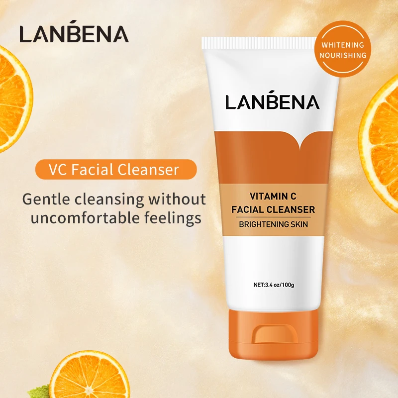 

LANBENA Vitamin C Whitening Serum Facial Cream Eye Serum Toner bioaqua VC Essence Cleanser Freckle Whitening Face Care