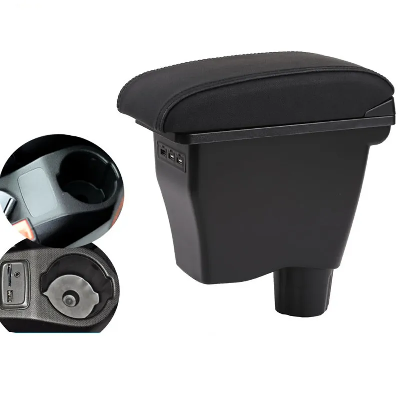 Подлокотник для Smart 453 451 Fortwo Forfour двухслойный Универсальный подлокотник USB