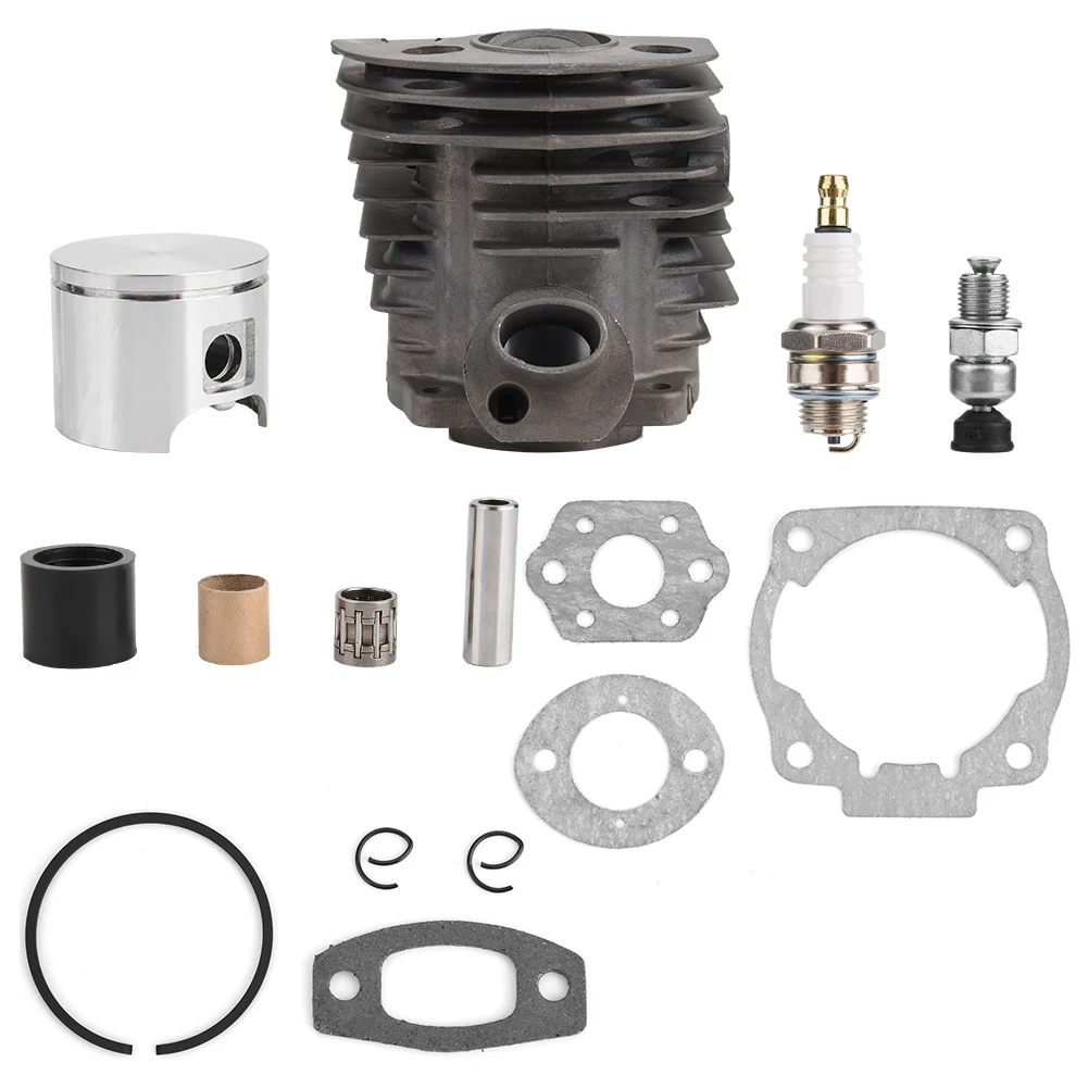 

46mm Cylinder Piston w/ Gasket Kit for Husqvarna 50,51,55 Rancher Nikasil Engine