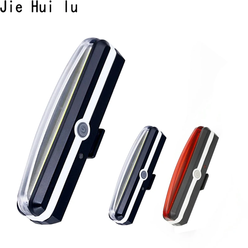 Ультра яркий велосипедный светильник USB Перезаряжаемый задний с высокой