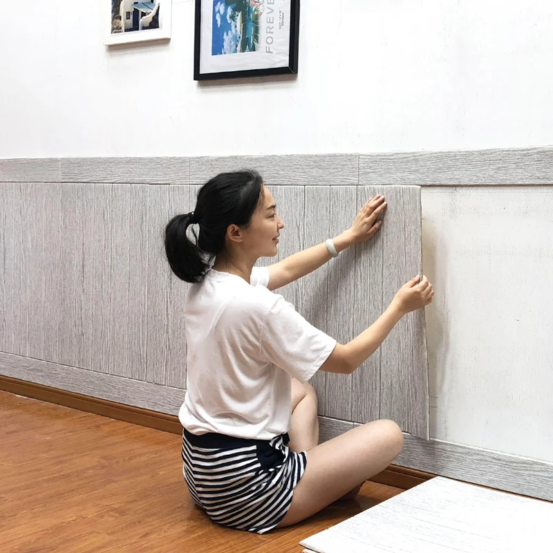 ПЭ Пена 3D самоклеющиеся наклейки на стену DIY домашний декор обои тисненый кирпич |
