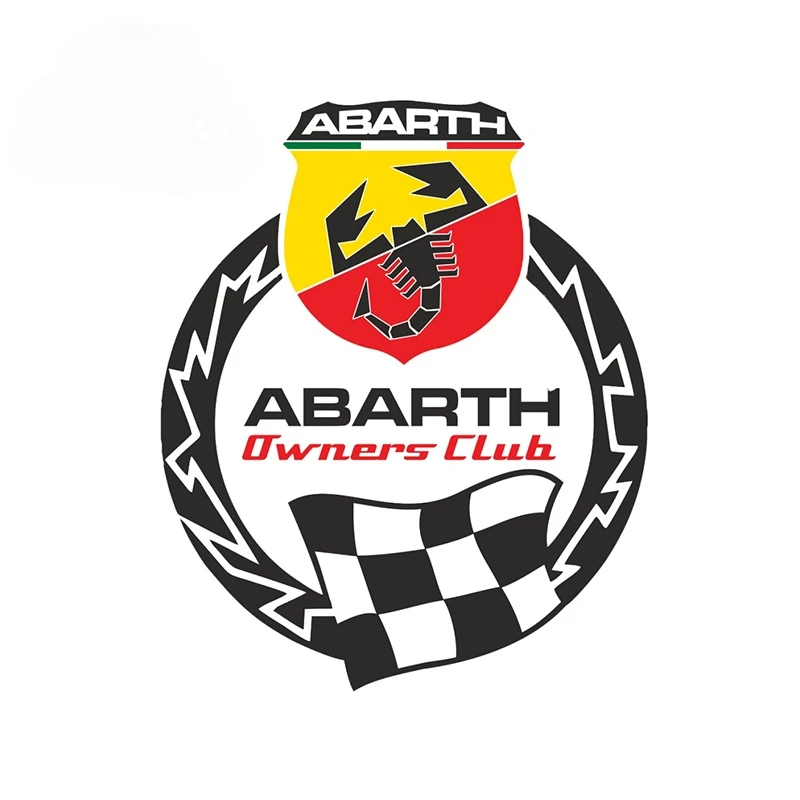 

Fiat Abarth 695 SS Car Stickers and Decals DIY 3D Scratch-proof Anime Decals Simulation Motorcycle Vinyl Decals Waterproof PVC