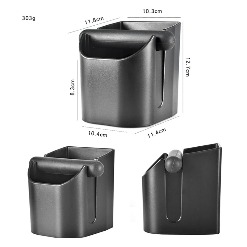

Coffee Grind Knock Box Waste Powder Espresso Dump Bin Knocking Ground Bucket Shock-absorbent Detachable Home Kitchen Bar