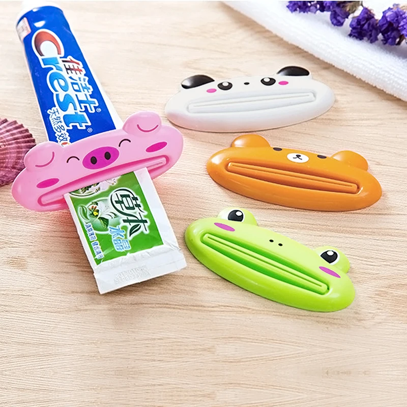 

Cartoon Animal Toothpaste Tube Squeezer Squeeze Paste Dispenser Roll Holder C1FF