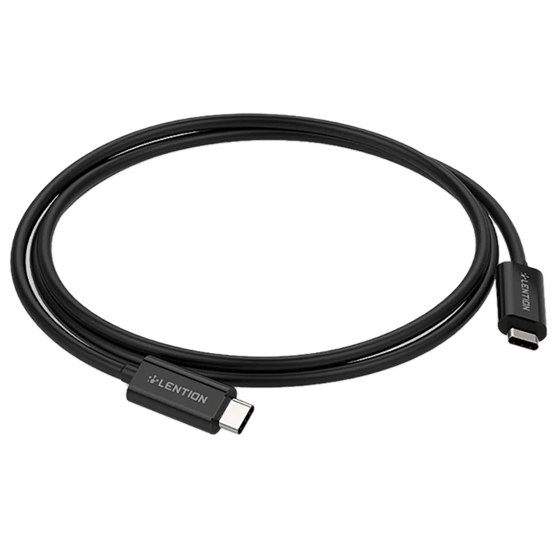 

LENTION Suitable for Fast Charge Charging Cable Double Head USB3.1 Video Cable High Speed 10Gpbs Transmission 1 Meter