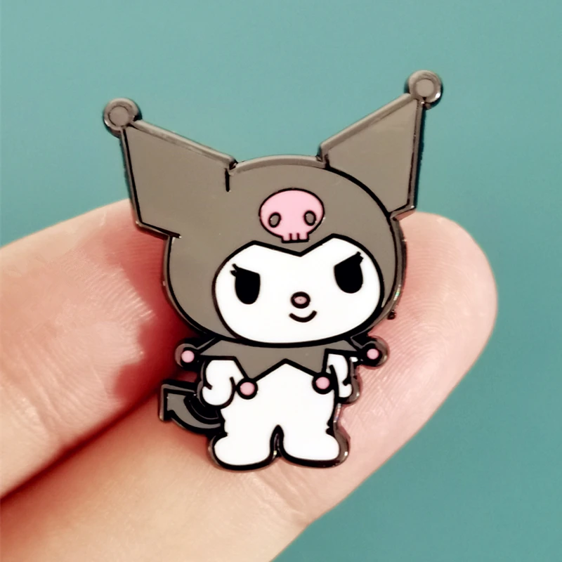 Значки в стиле японского аниме Котенок дьявола | Украшения и аксессуары