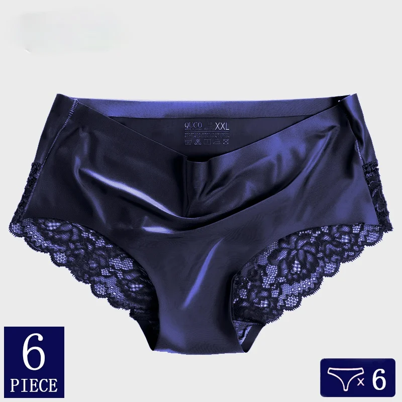 

6pcs/lot Brand Sexy Panties Seamless Cotton Panty Briefs Sexy Lady Luxury Underwear Elastic Lingerie Female Underwear Briefs