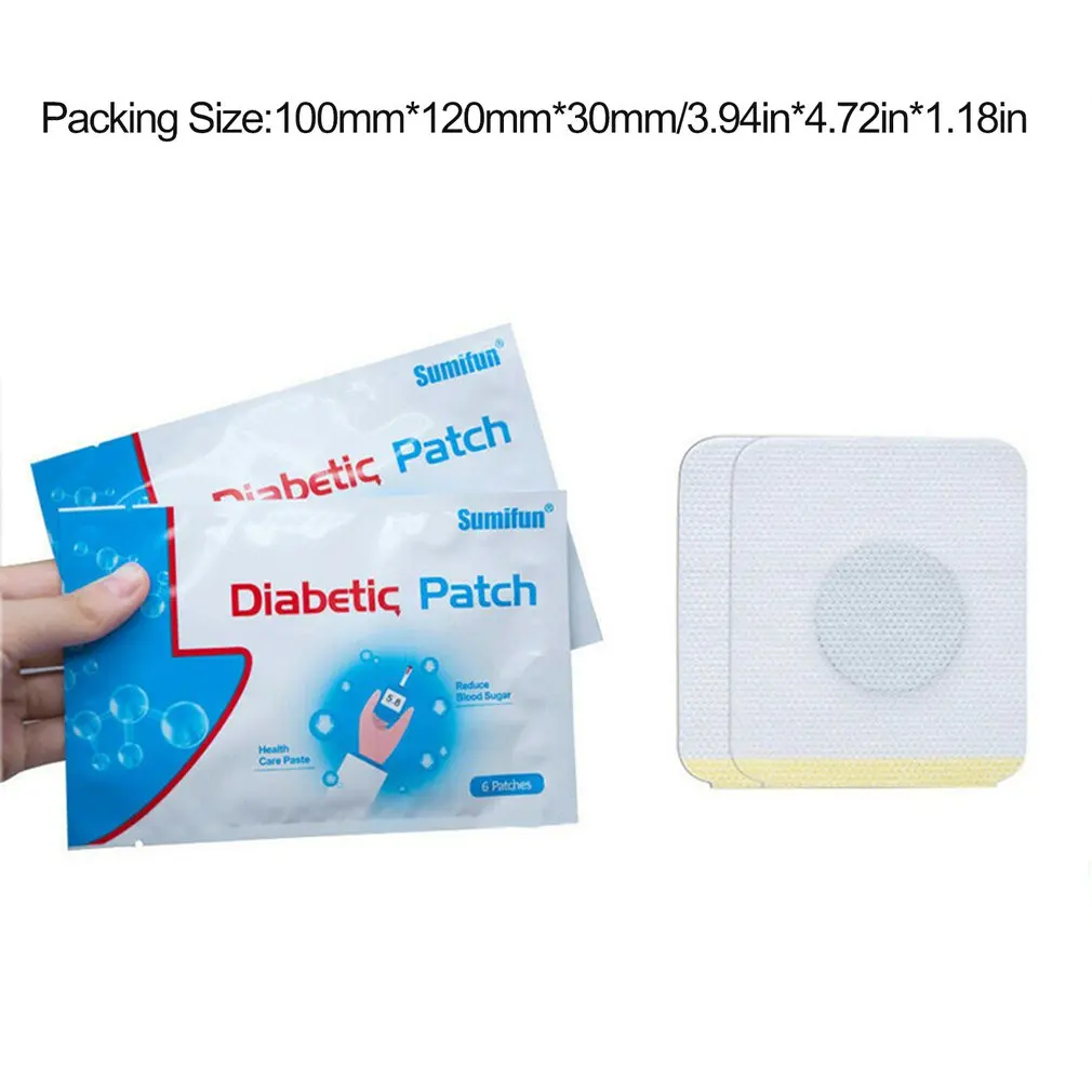 

6Pcs/30Pcs Diabetic Patch Stabilizes Blood Sugar Balance Blood Glucose Patch Natural Herbs Content Diabetes Plaster Patch 2019