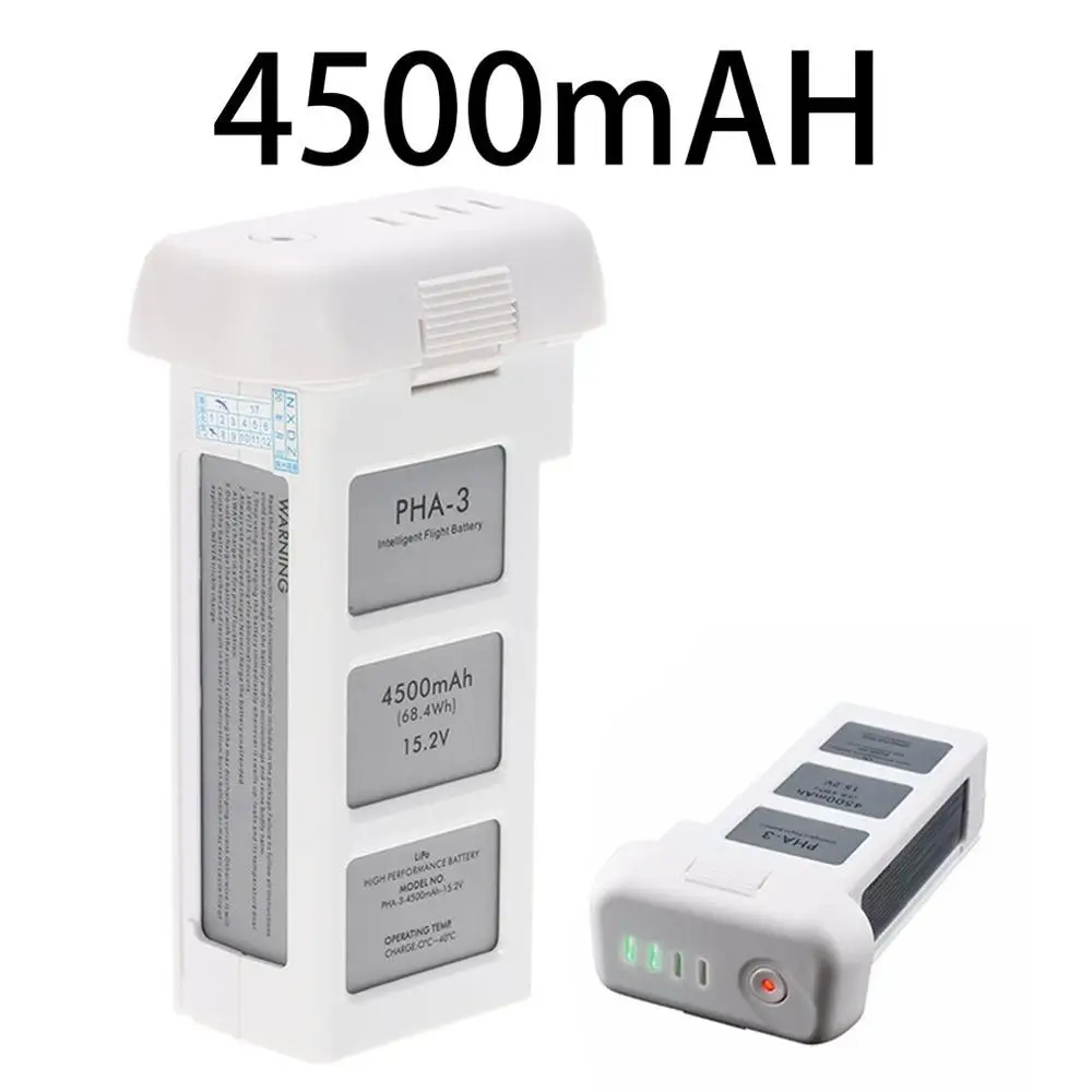 

15.2V 4500mAh Drone Battery for DJI phantom 3 Professional/3/Standard/Advanced LiPo 4S Intelligent Battery up to 23 minutes