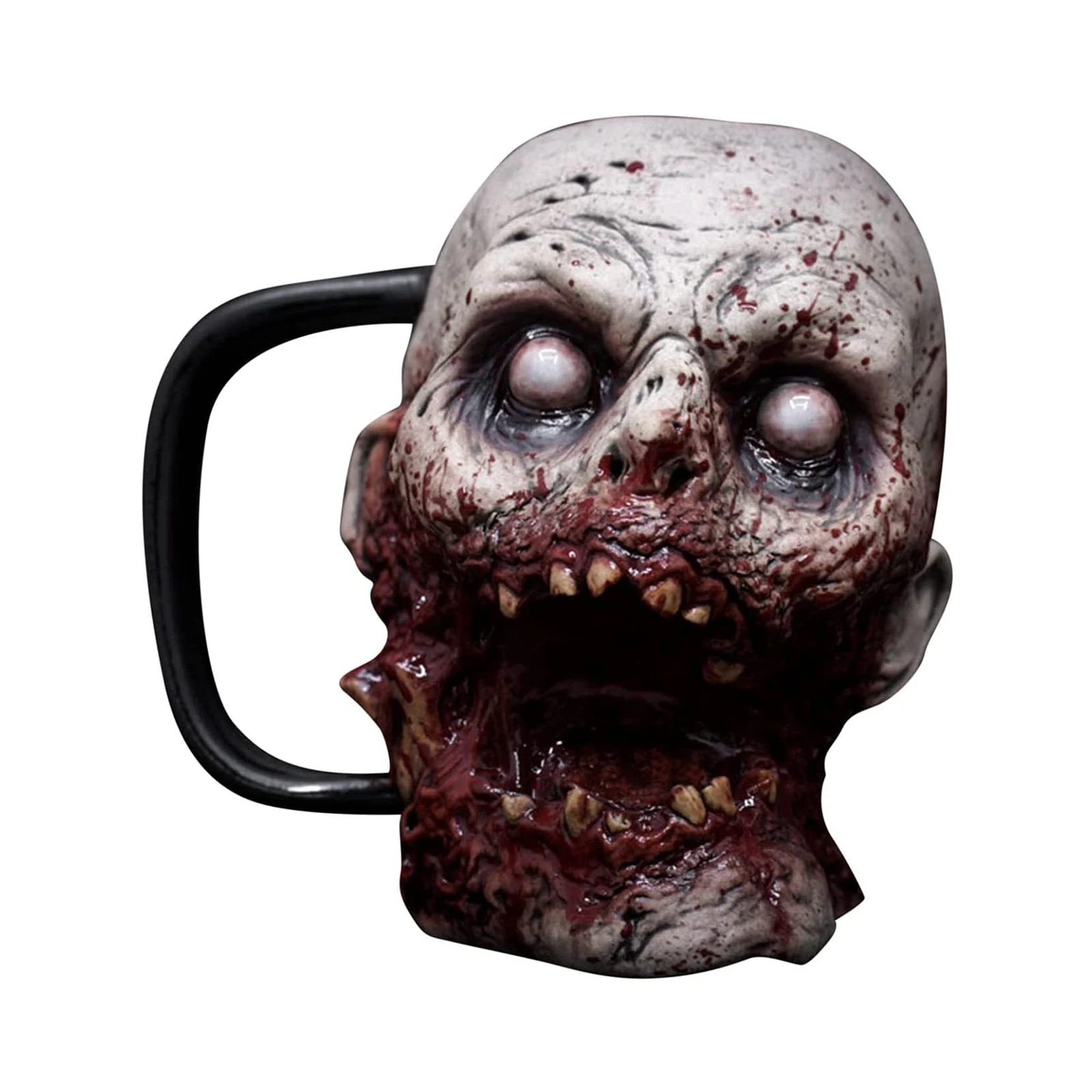 

Кружка для воды на Хэллоуин, портативная пивная кружка в форме зомби, кофейная чашка из смолы, настольное украшение для дома и офиса