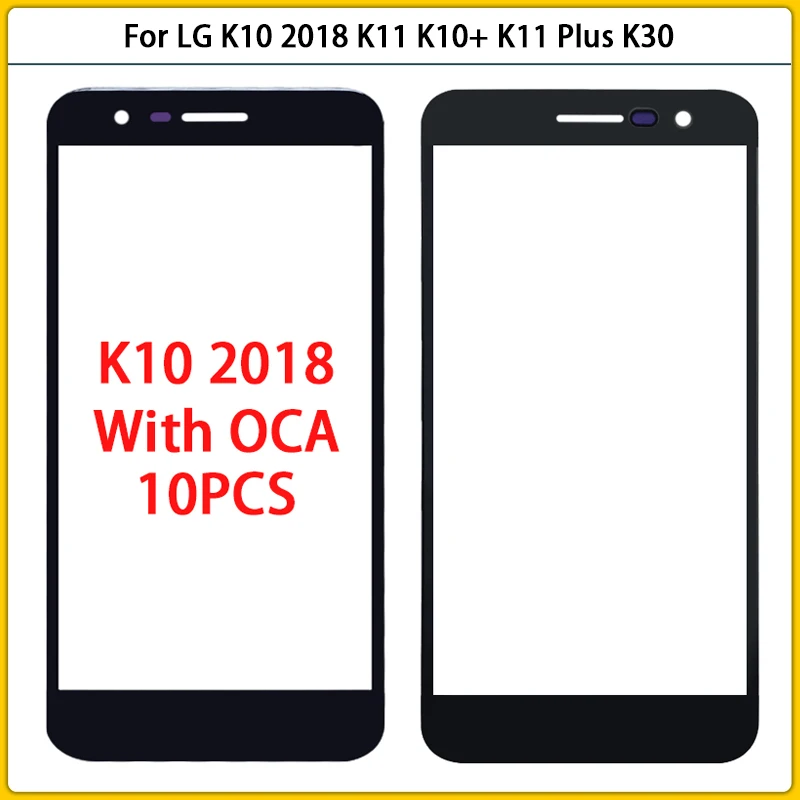 

10 шт., сенсорный ЖК-экран для LG K10 2018 K11 K10 + K11 Plus K30 X4 + X4