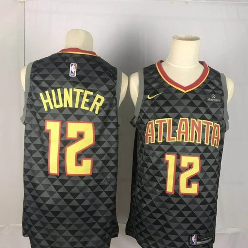 

New arrival Hawks 11 Trae Young Men's Basketball Jersey black City Edition 12 Hunter Jersey Stitched Jerseys