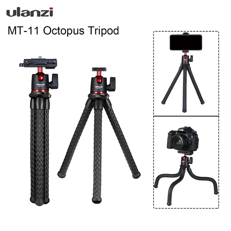Ulanzi MT 11Flexible Осьминог штатив для смартфона DSLR SLR Vlog Штатив путешествий портативный