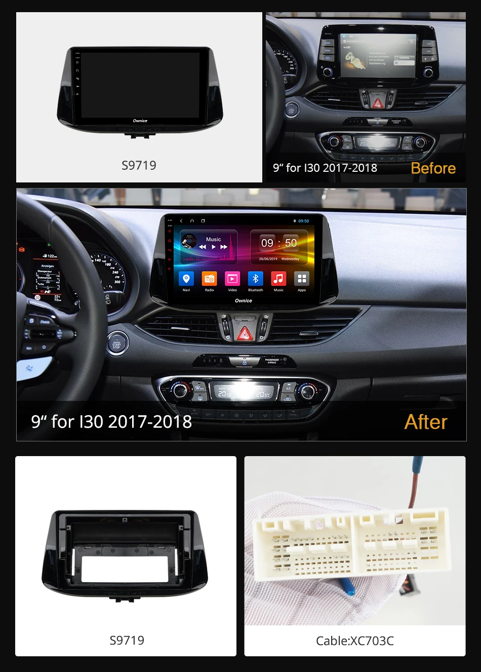 Ownice k3 k5 k6 Восьмиядерный Android 9 0 автомобильный DVD плеер GPS Navi 4G LTE 360 панорама DSP SPDIF