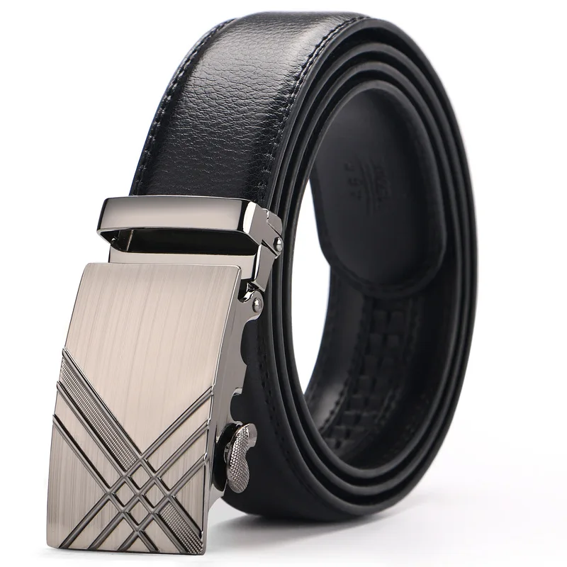 

2021 High Quality belt cummerbunds Male Men Belt Automatic Genuine Leather Luxury Black Belt Men's Belts Automatic Buckle
