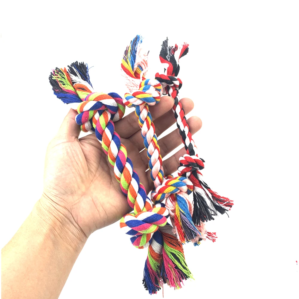 Хлопковая верёвка собачья игрушка Интерактивная с собакой манеж для игры со