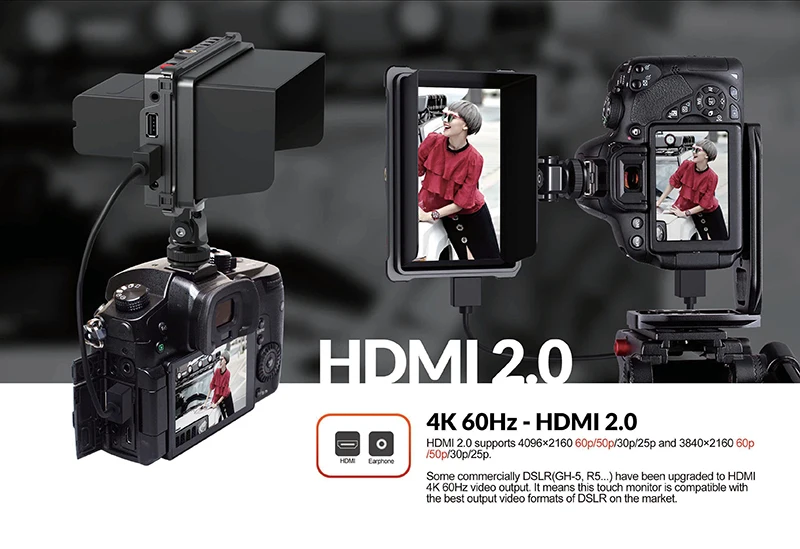 Lilliput T5 5 дюймов 16:9 LCD емкостный сенсорный монитор управления фотосъемкой