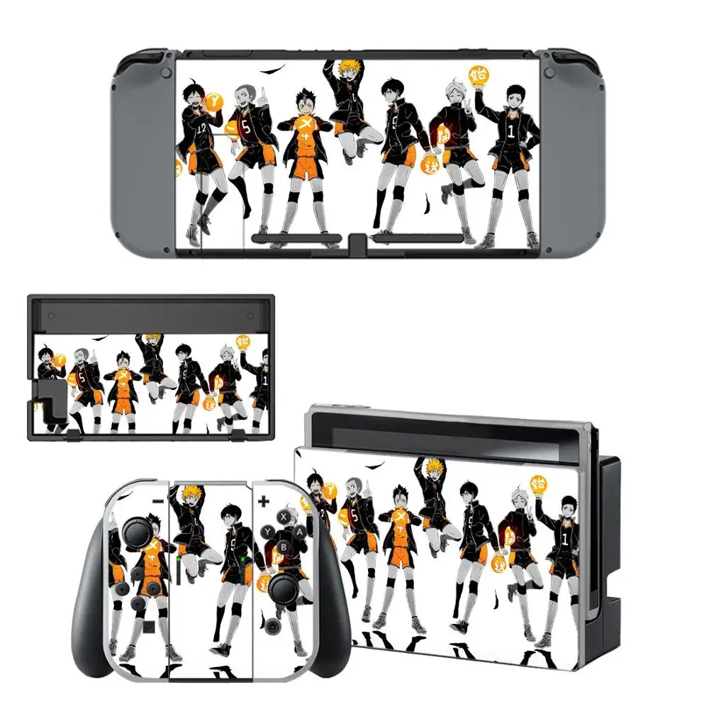 Аниме HaiKyuu Nintendo переключатель кожи Стикеры s скины для Switch консоли и Joy-Con